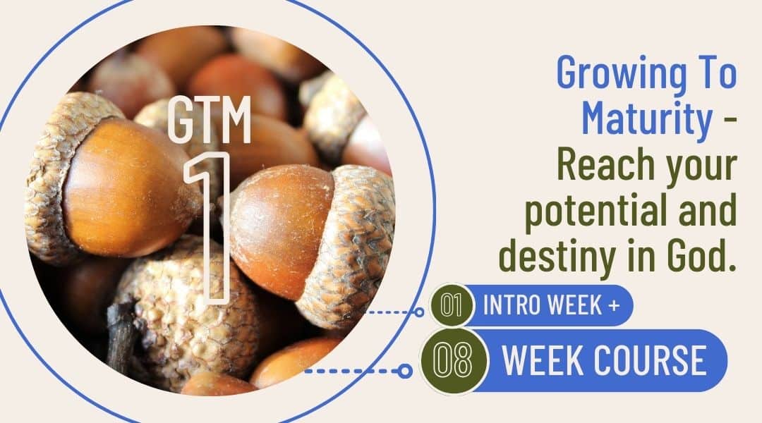 GTM 1. Growing to maturity course.