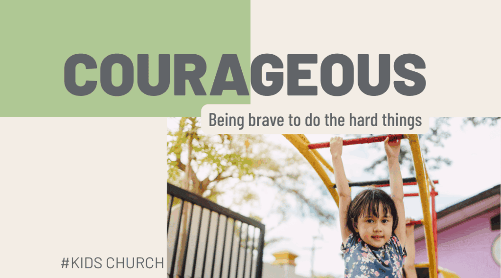 Image of a six year old girl hanging from the monkey bars outside wearing a dress with blue sky and clear weather.