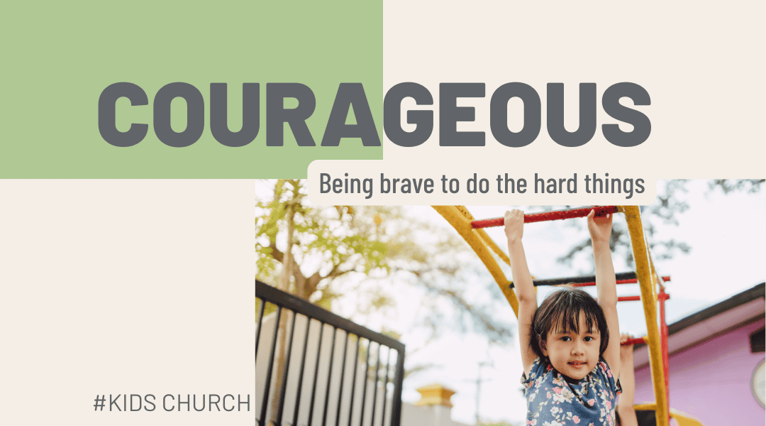 Image of a six year old girl hanging from the monkey bars outside wearing a dress with blue sky and clear weather.
