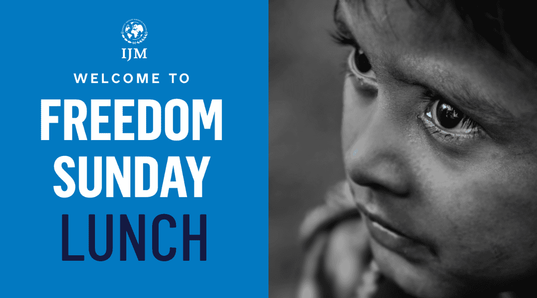 Young four year old girl close up of her face crying looking dirty in a black and white photo. Title: Welcome to Freedom Sunday Lunch.