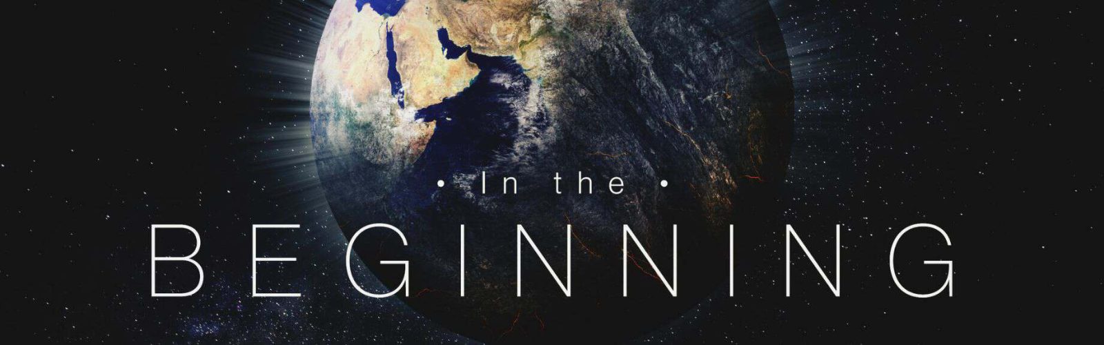 In The Beginning Banner