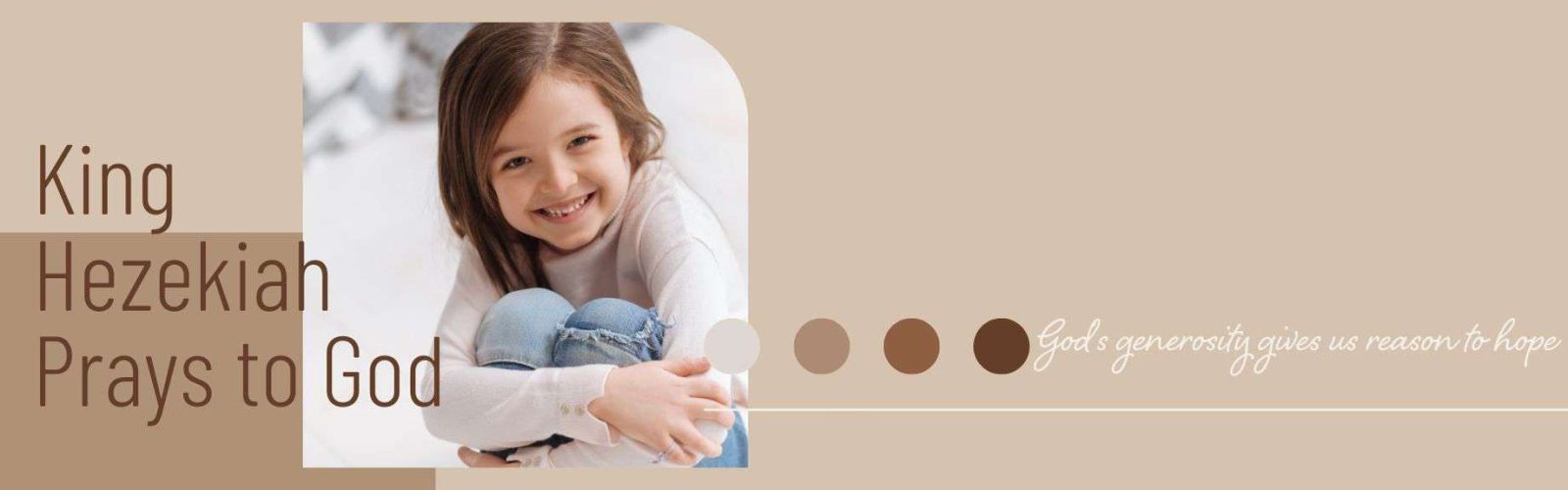 Image of a young five year old girl wearing a white top with denium jeans smiling.