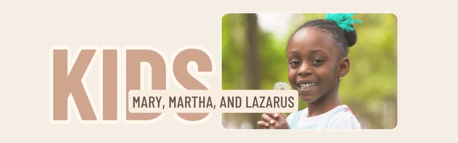 Image of a young seven year old girl wearing a white tshirt and blue feather in her hair smiling holding a flower.