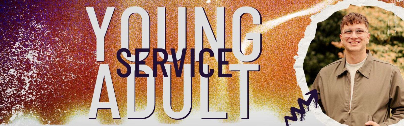 Young Adults Service banner